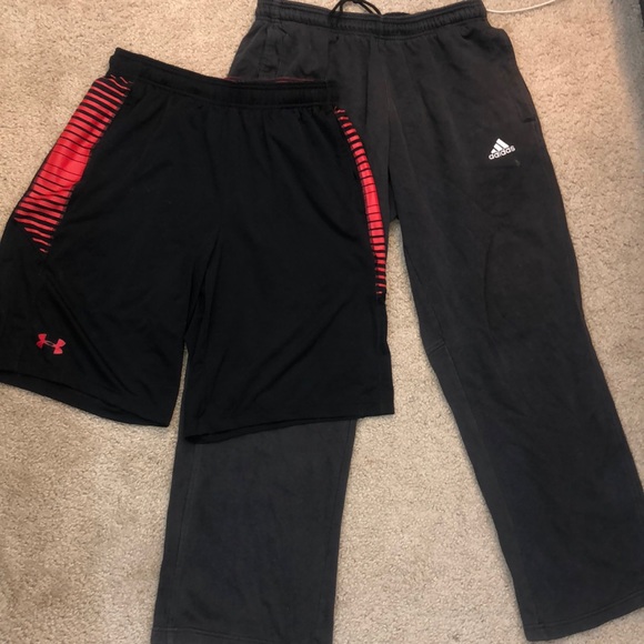 Bundle of men’s sweats and shorts